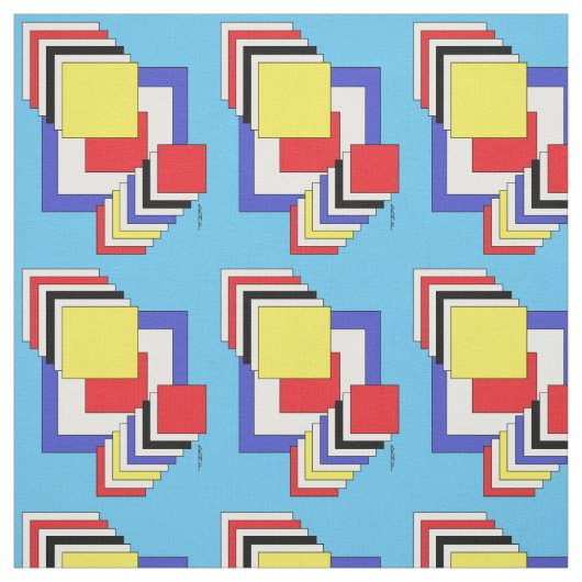 Quadrate Abstrakt Stoff (Muster)