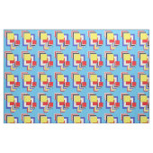 Quadrate Abstrakt Stoff (Fat Quarter (45,7 x 55,9 cm))