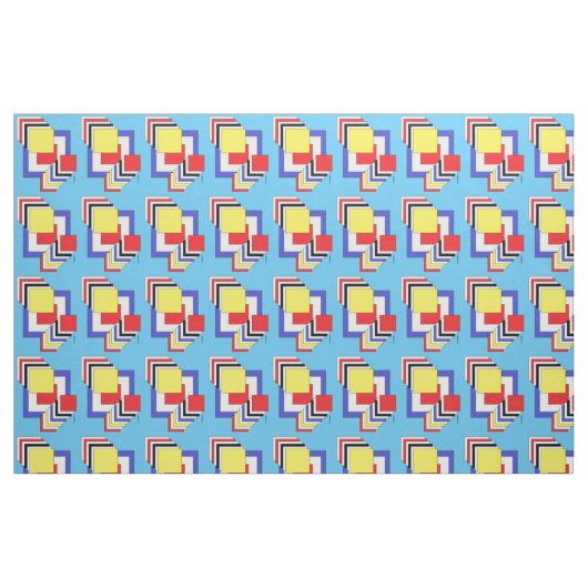 Quadrate Abstrakt Stoff (Fat Quarter (45,7 x 55,9 cm))