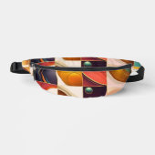 Quadrate Abstrakte Retro-Kollektion Bauchtasche (Vorderseite)