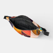 Quadrate Abstrakte Retro-Kollektion Bauchtasche (Offen)