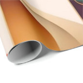 Quadrate Abstrakte Retro-Kollektion Geschenkpapier (Rolleneckpunkt)