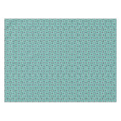 Quadrate auf Aquamarin Tischdecke (Vorderseite (Horizontal))