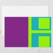 Quadrate Briefpapier (Vorne/Hinten)