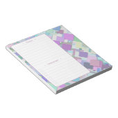 Quadrate | Daily Notes and Checklist Notepad Notizblock (angewinkelt)