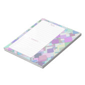 Quadrate | Daily Notes and Checklist Notepad Notizblock (Rotiert)
