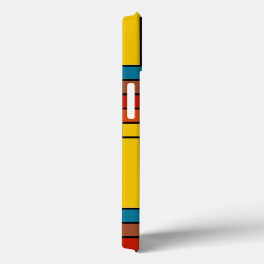 Quadrate der 70er Jahre Case-Mate iPhone Hülle (Rückseite / Rechts)