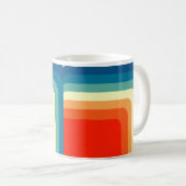 Quadrate der 70er Jahre Kaffeetasse (VorderseiteRechts)