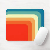 Quadrate der 70er Jahre Mousepad (Mit Mouse)