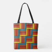 Quadrate der 70er Jahre Tasche (Rückseite)