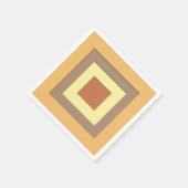 Quadrate der Schichten Mitte des Jahrhunderts - Er Serviette (Ecke)