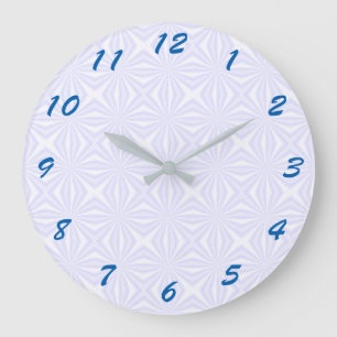 Quadrate der Weißen Große Wanduhr