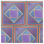 Quadrate durch genistete Quadrate Stoff (Nahaufnahme)