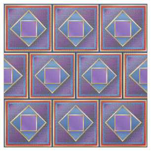 Quadrate durch genistete Quadrate Stoff