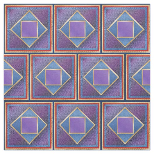 Quadrate durch genistete Quadrate Stoff (Muster)