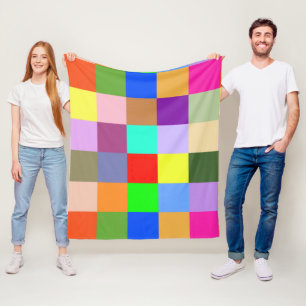 Quadrate Fleecedecke