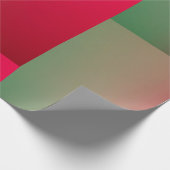 Quadrate für rote und grüne Gradienten Geschenkpapier (Ecke)