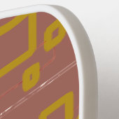 Quadrate Geometric Modern Sleek Pickleball Paddle (Linke Seite)