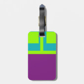 Quadrate Gepäckanhänger (Rückseite vertikal)