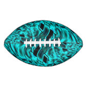 Quadrate gespiegelt in zyanischer oder blauer Farb Football (Vorderseite)