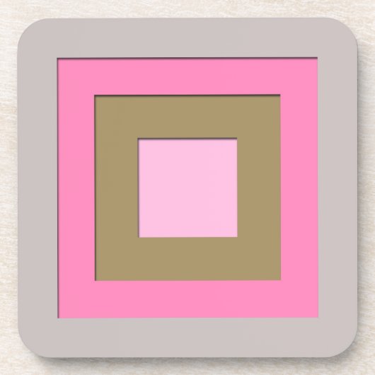 Quadrate in der Mitte des Jahrhunderts - grau / gr Untersetzer (Vorderseite)
