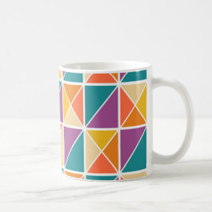 Quadrate in Dreiecke Kaffeemaschine Tasse