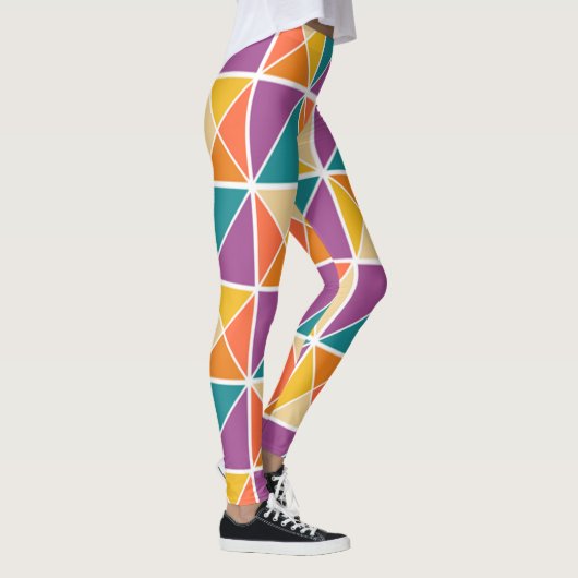 Quadrate in Dreiecke Leggings (Rechts)