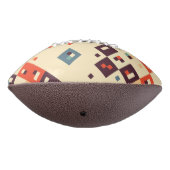 Quadrate in Retrofarben abstraktes Design Football (Gedreht 270)