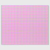 Quadrate in rosa, gelb geschenkpapier (Flach)