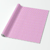 Quadrate in rosa, gelb geschenkpapier (Ungerollt)