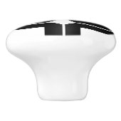 Quadrate Keramikknauf (Seitenansicht)