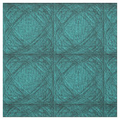 Quadrate mit 4 Zoll Tiefe Aquamarine Baumwollgeweb Stoff (Muster)