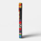 Quadrate mit konzentrischen Kreisen Hiroaki Takaha Case-Mate iPhone Hülle (Rückseite / Links)