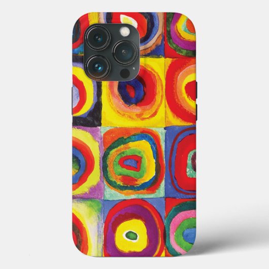 Quadrate mit konzentrischen Kreisen Hiroaki Takaha Case-Mate iPhone Hülle (Rückseite)