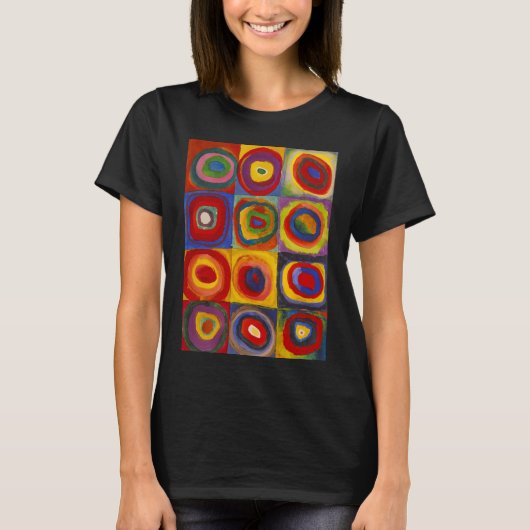 Quadrate mit konzentrischen Kreisen | Kandinsky | T-Shirt (Vorderseite)