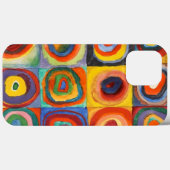 Quadrate mit konzentrischen Kreisen von Kandinsky Case-Mate iPhone Hülle (Rückseite (Horizontal))