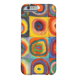Quadrate mit konzentrischen Kreisen von Kandinsky iPhone 13 Pro Max Hülle