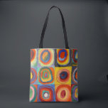 Quadrate mit konzentrischen Kreisen von Kandinsky Tasche<br><div class="desc">Farbstudie: Quadrate mit konzentrischen Kreisen von Wassily Kandinsky (1913) - abstrakte Kunstsäcke.</div>