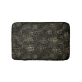 Quadrate mit Kratzern oder dunkelbraunen Würfeln Badematte (Vorderseite)