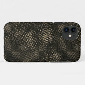 Quadrate mit Kratzern oder dunkelbraunen Würfeln Case-Mate iPhone Hülle (Rückseite (Horizontal))