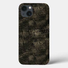 Quadrate mit Kratzern oder dunkelbraunen Würfeln Case-Mate iPhone Hülle