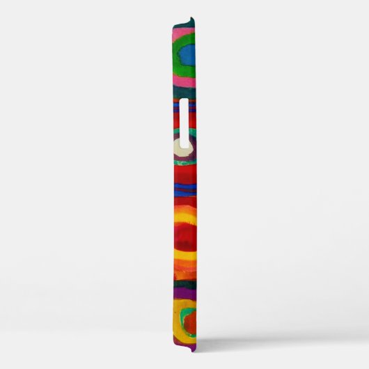 Quadrate mit Kreisen, Abstrakt, Wassis Kandinsky Case-Mate iPhone Hülle (Rückseite / Rechts)