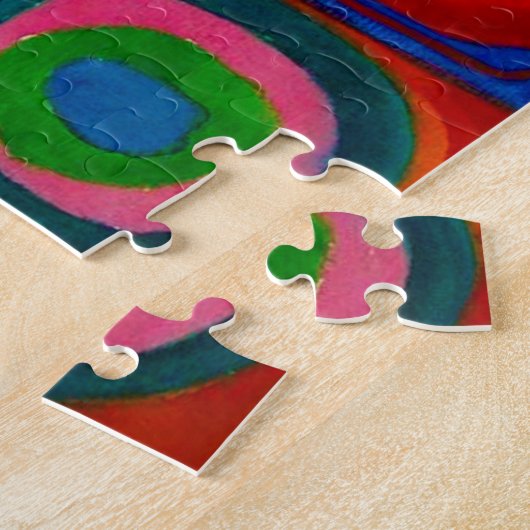 Quadrate mit Kreisen, Abstrakt, Wassis Kandinsky Puzzle (Seite)