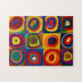 Quadrate mit Kreisen, Abstrakt, Wassis Kandinsky Puzzle (Horizontal)