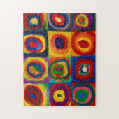Quadrate mit Kreisen, Abstrakt, Wassis Kandinsky Puzzle (Vertikal)