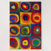 Quadrate mit Kreisen, Abstrakt, Wassis Kandinsky Puzzle (Vertikal)