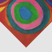 Quadrate mit Kreisen, Abstrakt, Wassis Kandinsky Seidenpapier (Ausschnitt)