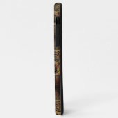 Quadrate mit runden Formen, die das Holzrelief sim Case-Mate iPhone Hülle (Hinten/Links)