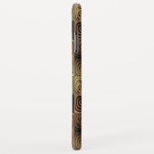 Quadrate mit runden Formen, die das Holzrelief sim Case-Mate iPhone Hülle (Hinten/Rechts)