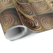 Quadrate mit runden Formen, die das Holzrelief sim Geschenkpapier (Rolleneckpunkt)